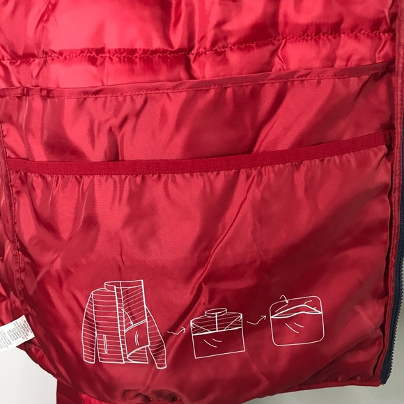 Swiss Tech Men's Packable Lightweight Puffer Jacket NWT Red Blue - Picture 11 of 13